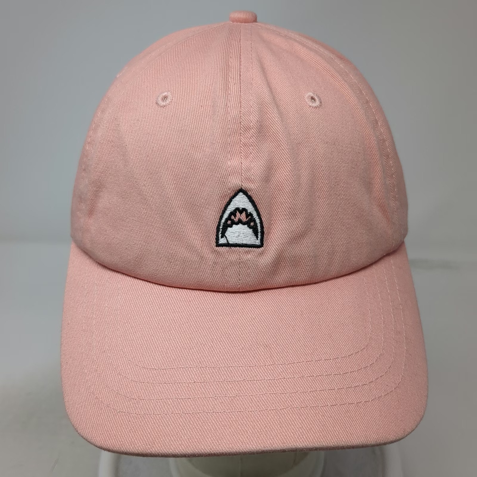 Sand Cloud Pink Baseball Cap Osfm 100% Cotton Shark Embroidery Adjustable Hat — image 2 of 8